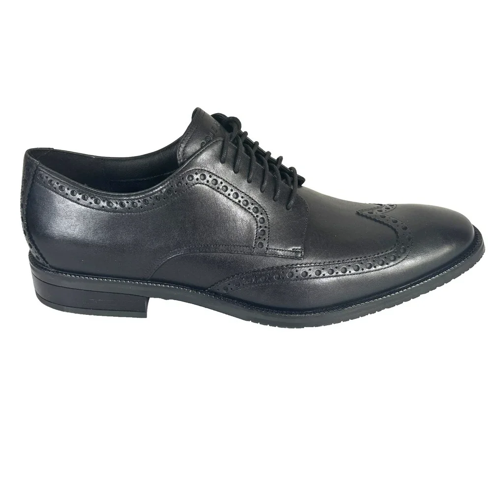 Cole‎ Haan Modern Essentails Wingtip Oxford Dress Shoe Waterproof Mens 13M Black